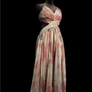 Elegant Floral Maxi Dress